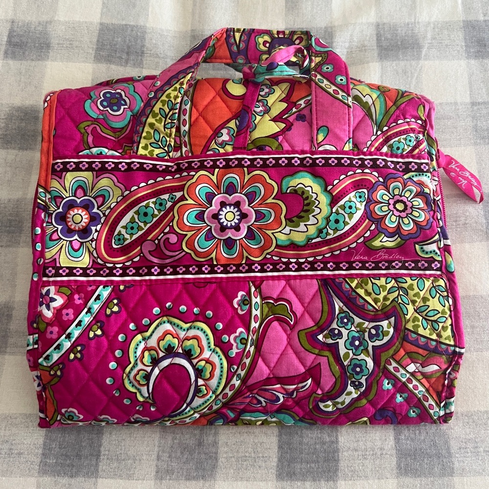 Vera Bradley Hanging Travel Organizer in Recycled Cotton